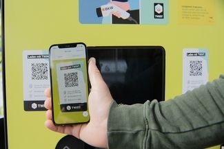 Twint QR-Code an BKW Ladestation wird gescant